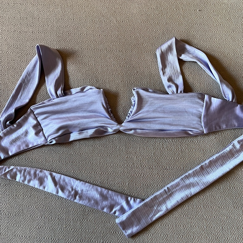 Divino Seas ANA DE BRETAÑA / LAVENDER SILK - TOP - Picture 9 of 11